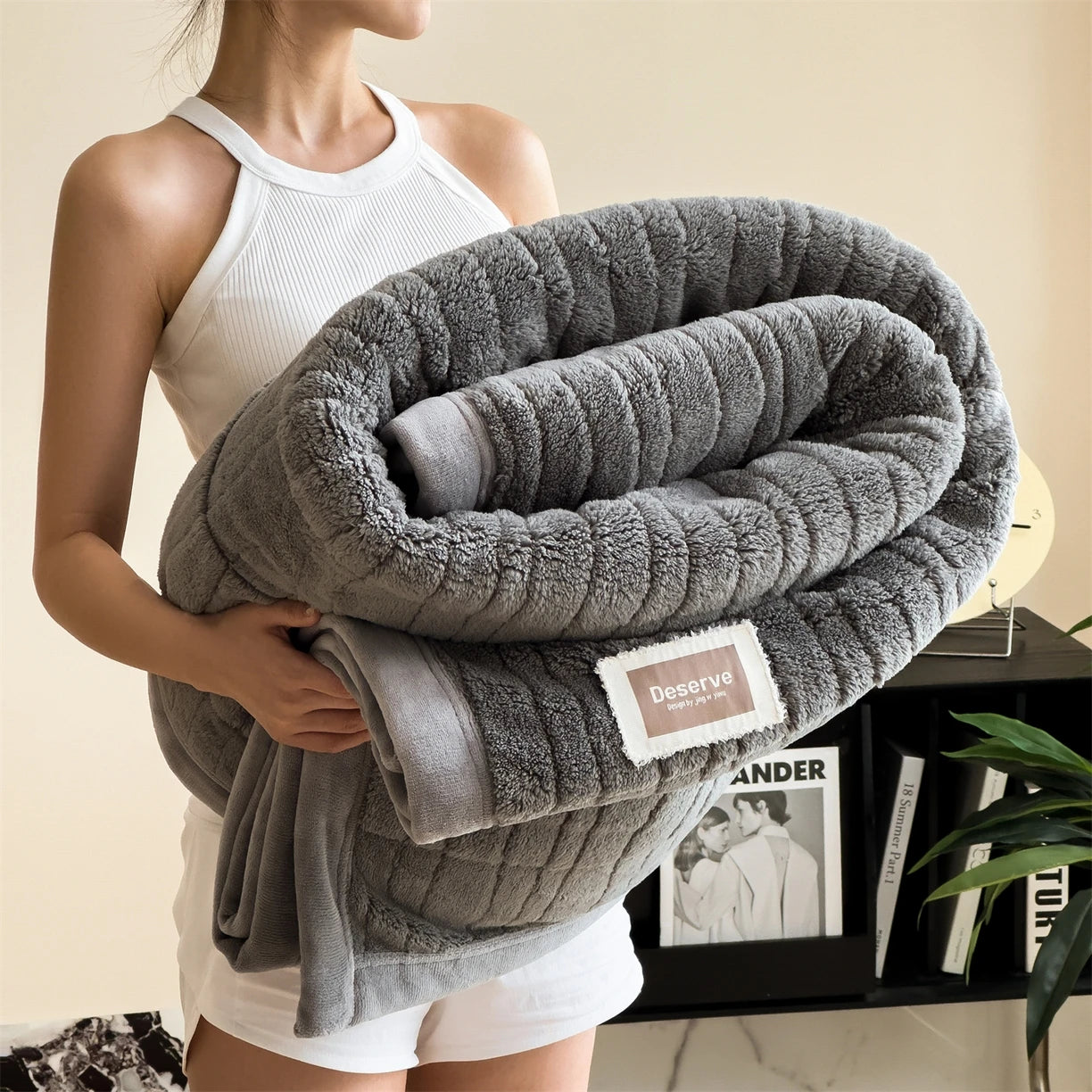 VelourNest Luxury Fleece Blanket