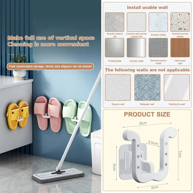 StepStore Adhesive Slipper Holder