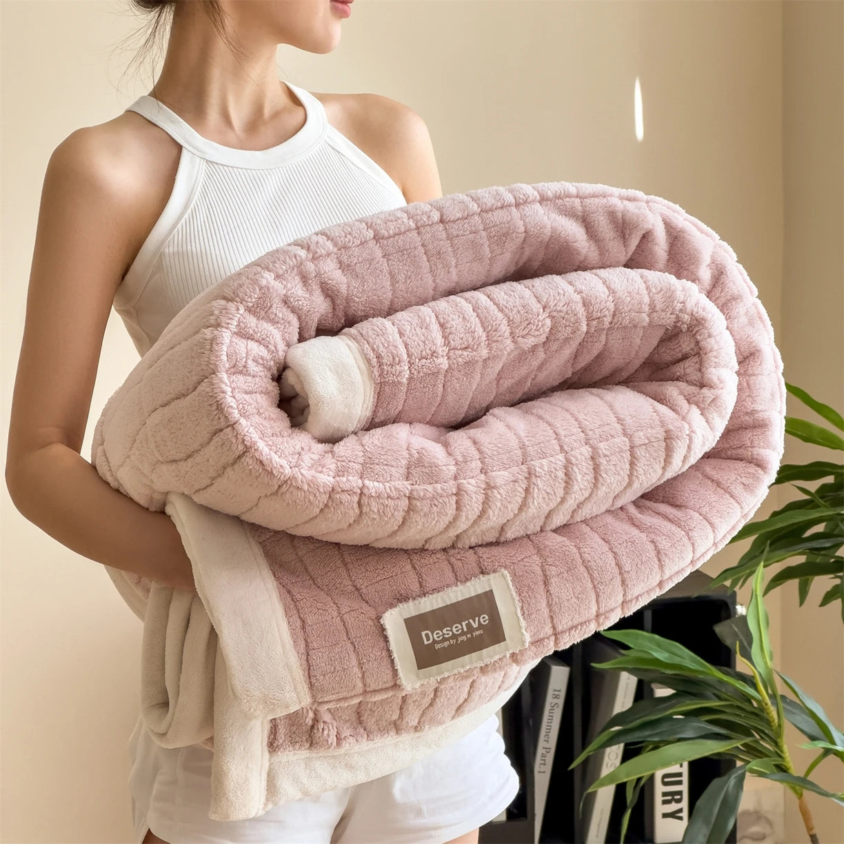 VelourNest Luxury Fleece Blanket