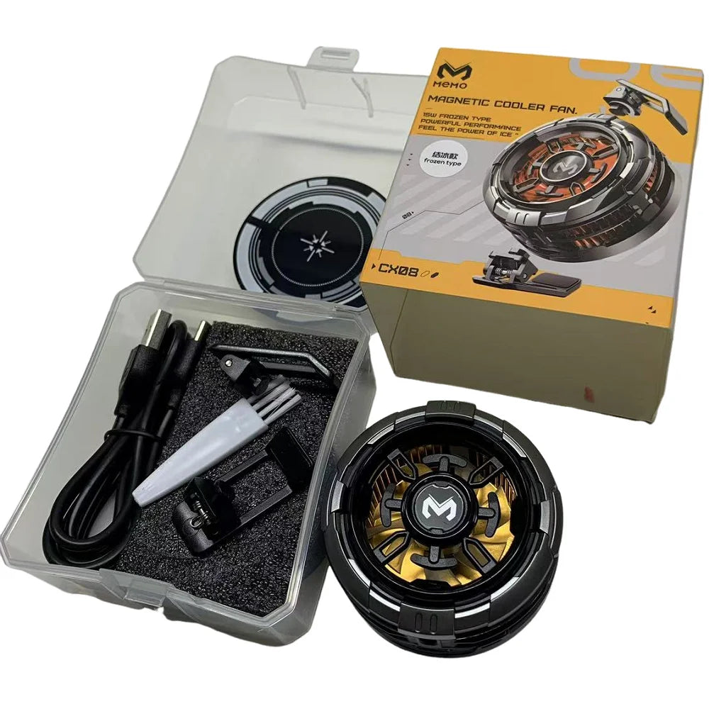 MEMO CX08 Refroidisseur de téléphone portable haute puissance avec pince et aimant